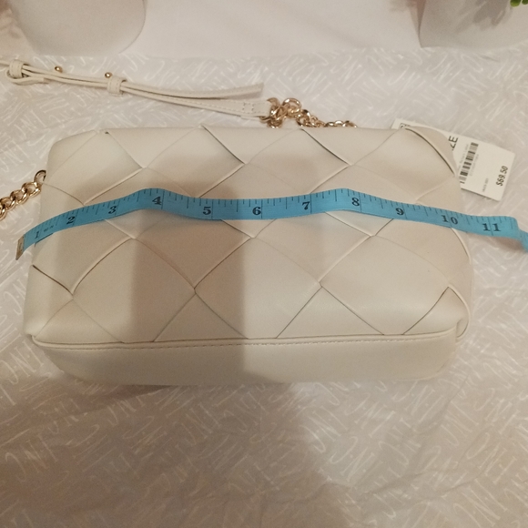 INC INTERNATIONAL CONCEPTSMichaelaa Woven Crossbody,In Bone - Picture 6 of 7